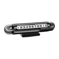 thumbnail image 3 of jiaping Car Moving Auto Phone Number Plate Notification Hidden Parking Phone Number Card black, 3 of 9