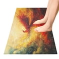 thumbnail image 5 of WOBOGO Fire Phoenix Patterns Carpet 39x20in Kitchen Bathroom Plush Absorbent Non-Slip Floor Mat, 5 of 8