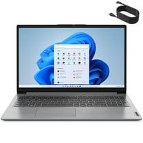 Lenovo IdeaPad 1 15.6 Inch FHD Laptop Intel Dual Core 16GB RAM 256GB SSD WiFi 6 Bluetooth 5.2 Type C Windows 11 Pro Grey