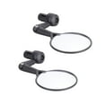 thumbnail image 1 of Shisuyan 2 Pcs Bike Mirror Lightweight 360 Degree Rotating Wide Angle MTB Handlebar Mirror (Black), 1 of 8