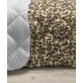 thumbnail image 3 of Leaves Down Alternative Comforter, Abstract Colored Foliage Pattern with Coming of the Spring Theme Image, Microfiber Quilt for All Season, 5 Sizes, Vermilion Ruby Beige, by Ambesonne, 3 of 3