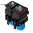 thumbnail image 5 of Electric Window Control Switch Front Right 8200108269 For Trafic 2 - Nv400 Movano Vivaro, 5 of 5