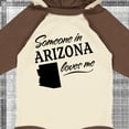 thumbnail image 4 of Inktastic Someone in Arizona Loves Me Boys or Girls Long Sleeve Baby Bodysuit, 4 of 5