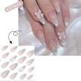 thumbnail image 1 of Kit de Uñas Postizas a Presión | 24 Uñas Postizas Francesas Cortas con Pegamento | Kit de Decoración de Uñas Diy | Material Abs | Reutilizable | Incluye Lima y Pegatinas Adhesivas | 12 Tamaños de 1 M, 1 of 7