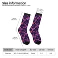 thumbnail image 2 of Balery Purple Dreamcatcher Calcetas Largas con Estampado para Hombre y Mujer – Suaves y Transpirables, Talla Única (US 5-11), 2 of 6