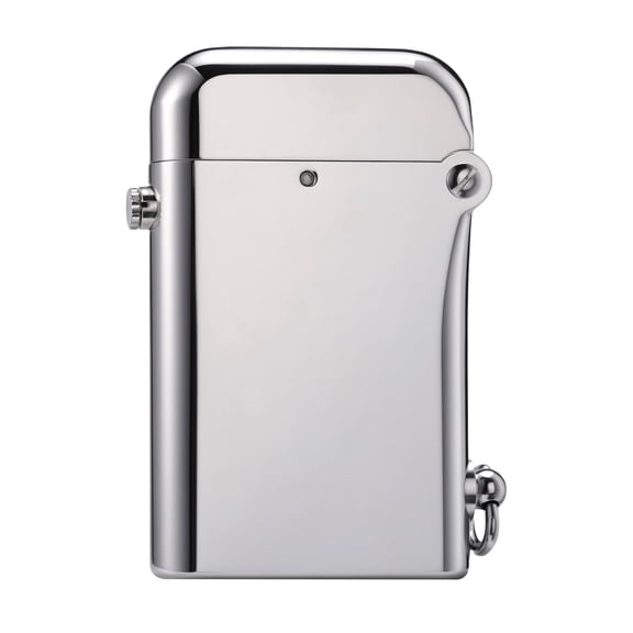 Retro Refillable Brass Kerosene Lighter,Automatic Ignition, Soft-Flame, Safety Lock, Luxury, Electroplated Chrome Color, Collectible, Men's Gift, Thorens Gen 2 Double Claw Glossy