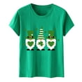 thumbnail image 4 of QIPOPIQ T-Shirts à Manches Courtes pour Femmes à Col Rond St. Patrick's Day T-Shirts Shamrock T-Shirt Chemise Verte T-Shirt St Patricks Day Chemises Tee Hauts Imprimés Chemises des Fêtes T-Shirts Graphiques Aubaines, 4 of 4