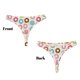 thumbnail image 3 of Balery Colorful Donuts Tangas de Algodón para Mujer con Estampado – Ropa Interior Sexy, Transpirable, G-string-Medium, 3 of 6