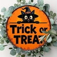 thumbnail image 5 of Mourning Coffee Round Aluminum Sign Halloween Theme Wall Art Vintage Style Wall Decor for Kitchen Living Room Bar Cafe Halloween Party 8x8 Inch, 5 of 7