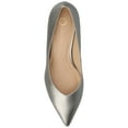thumbnail image 4 of Journee Womens Pammie Slip On Pointed Toe Kitten Heel Pumps, Widths Available, 4 of 8
