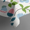 thumbnail image 6 of 52x52 Inch Waterproof Square Tablecloth, Thickened Polyester Table Cover for Dining & Parties, Floral Print, 6 of 6