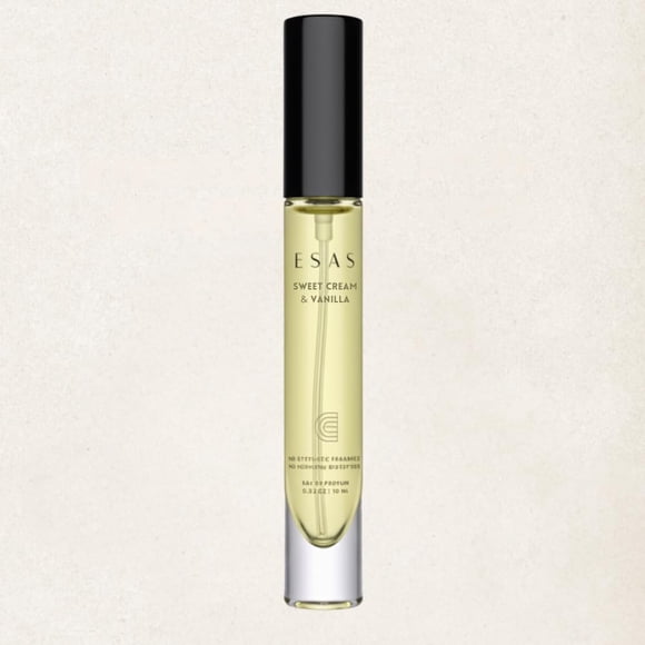 Esas NYC Sweet Cream & Vainilla – Bruma Orgánica para Perfume, MADESAFE® – DULCE | CREMOSA | AVELLANADA - Fragancia EDP 0.33 oz