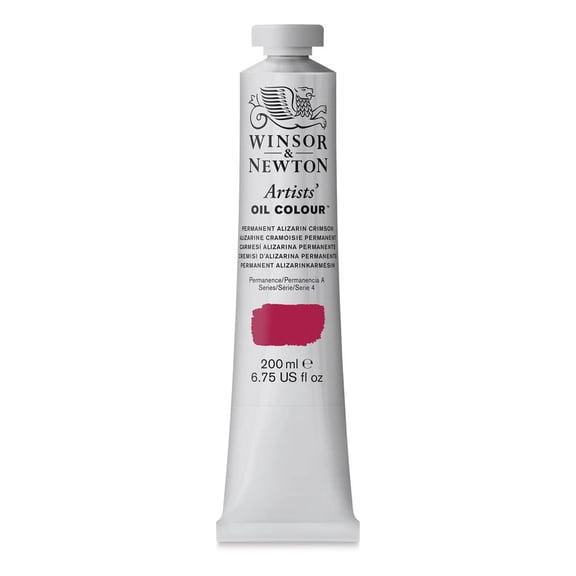 Winsor & Newton Artists' Oil Color, 200ml, Permanent Alizarin Crimson