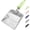 Mint, variant on Metal Cat Litter Scoop, Large Cat Scooper with Deep Shovel & Dual Sifting Holes for Fast & Precise Sifting, Space Aluminum Kitty Litter Scooper with Long Handle & Easy-to-Hang Hook - Grey