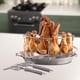 thumbnail image 1 of Parrilla para alitas de pollo Colamx soporte para asar 12 ranuras con bandeja de goteo plegable, 1 of 8