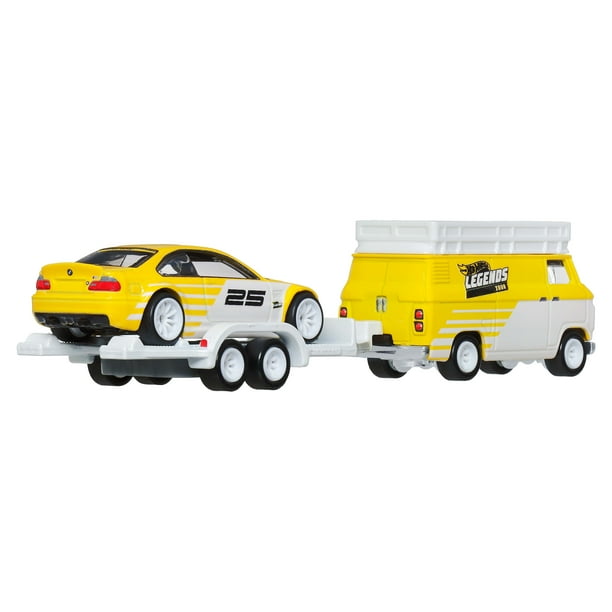 Hot Wheels Legends Tour Team Transport BMW M3 E46 & Rally Hauler 1