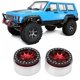 thumbnail image 5 of Cubo De Rueda RC, Diseño De Neumático De Bloqueo único, Aleación De Aluminio, Cubo De Rueda De 1,9 Pulgadas, Diseño Razonable Para Coche RC OTVIAP Rojo, 5 of 8