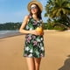 thumbnail image 3 of Fotbe Lilies Flowers Vestido de Verano sin Mangas para Mujer – Vestido Midi Línea A, Estilo Camiseta Floral, Vestido Playero Casual y Fluido, 3 of 7