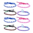 thumbnail image 1 of Pulsera tejida de 8 piezas, pulsera de cuerda de la suerte, pulseras, pulseras ajustables, para mujeres y hombres, estilo: estilo 1;, 1 of 5