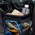 thumbnail image 6 of Starry Dinosaur Car Trash Can Mini Trash Can, Foldable with Lid, Leak-Proof, Hanging Storage Bag, 6 of 6