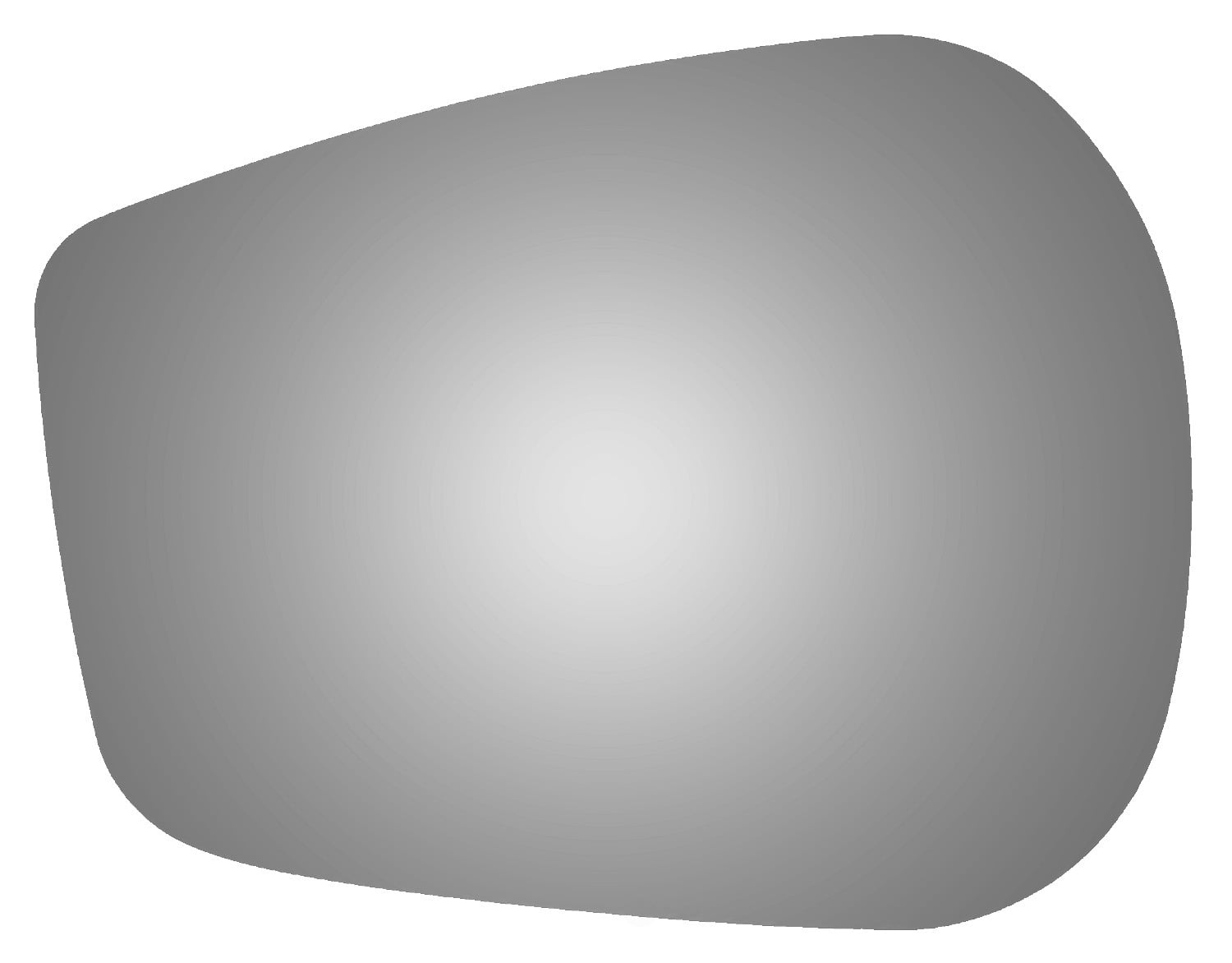 Burco Side View Mirror Replacement Glass - Clear Glass - 4498