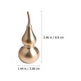 thumbnail image 3 of WORGEOUS 1pc Lovely Copper Copper Ornament Tabletop Cobre Calabaza Decoración Chic Brassware, 3 of 8
