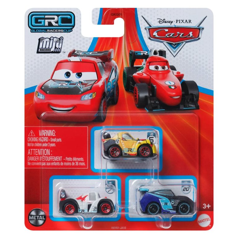 カーズミニレーサー　cars mini racers Disney Pixar Cars Mini Racers, Metal Die-Cast Vehicles, 3-Packs