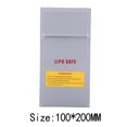 thumbnail image 1 of RC Battery  Fireproof Bag, Portable Lipo Guard  Charging Sack Pouch Protector 100x200mm, 1 of 8