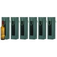 thumbnail image 1 of Uxcell Bolsa de Regalo para Vino 13.7" x 3.7" x 3.5", 6Pcs Bolsa de Papel Kraft para Botellas, Bolsa Portadora con Asas a Granel para Suministros de Fiesta de Boda, Cumpleaños, Vacaciones, Verde, 1 of 7