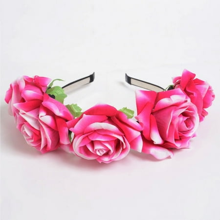 

BKFYDLS Home Decoration Farmhouse for Living Room Valentine s Day Floral Flower Festival Wedding Garland Hair Head Band on Clearance