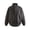 dark grey, variant on 2026 Trend Mens Zip Up Cropped Crewneck Collar Sweatshirt Spring Fall Casual Sweatshirt