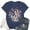 Blue, variant on Graphic Tees for Women'sun Hoodie Jacket Lightweight Long Sleeve Sun Shirt with Pocket Outdoor Hiking Zip Front Top for Women Black L