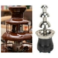 thumbnail image 2 of DOLITY Machine à Fontaine à Chocolat en Acier Inoxydable à 4 Niveaux, Chauffe-Sauce, Fondue Amusante, pour, 2 of 9