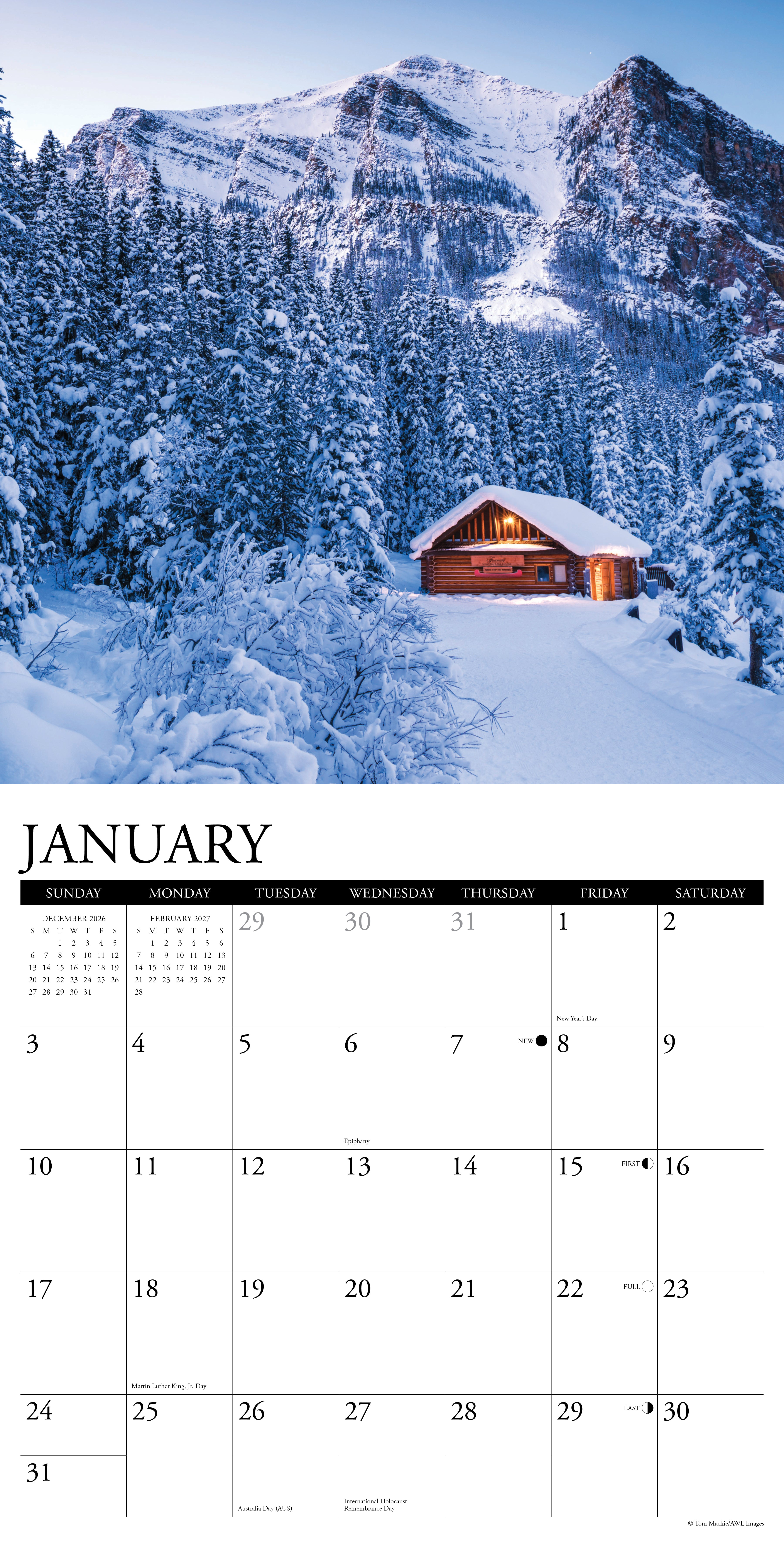 Willow Creek Press, CabinLife 2027 Wall Calendar