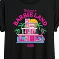 thumbnail image 3 of Barbie The Movie - Welcome To Barbie Land - Juniors Ideal Flowy Muscle T-Shirt, 3 of 5