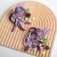 thumbnail image 4 of Zhuge Paquete de 2 broches de ramo, ramilletes, flores artificiales clásicas para novios y novias con alfiler, decoración para trajes, ramilletes para hombres, bodas, fiestas, rosa claro, 4 of 4