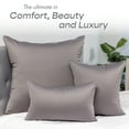 thumbnail image 5 of Hit Notion Throw Pillow Cozy Soft Microbead Stone Grey: 1 Pc | 26 x 26 |, 5 of 7