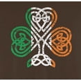 thumbnail image 4 of Old Glory Mens St. Patricks Day Shamrock Knot Long Sleeve Graphic T Shirt, 4 of 6