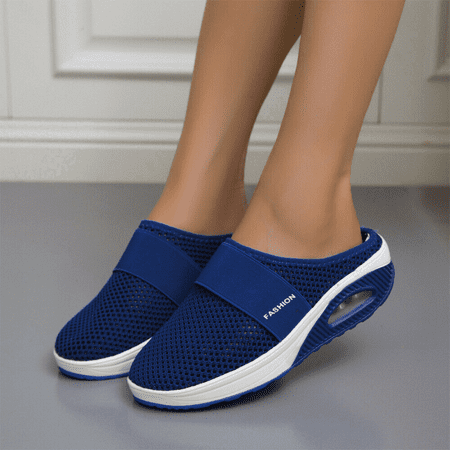 

Air Cushion Slip-On Orthopedic Diabetic Walking Shoes with Arch Support Knit Casual Comfort Outdoor Walking