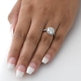thumbnail image 4 of Empire Jewel 1.3 Ct Round Cut Diamond Wedding Rings - 14K Silver Ring for Gift - Engagement Wedding Diamond Jewellery for Women's - Christmas Special Gift for Girls - 6th Anniversary Gifts Her, 4 of 7