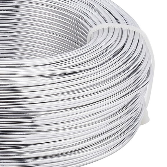180 Feet 12 Gauge Silver Aluminum Wire Bendable Metal Sculpting Wire for Bonsai Trees Floral Home Decors and Other Arts Crafts Making