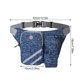 thumbnail image 5 of Wosthever Riñonera de nailon impermeable para botella de agua, riñonera ajustable, para deportes, correr, teléfono con Reflector Mochilas de mochilero azul oscuro, 5 of 6