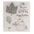 thumbnail image 5 of Ouginx 5.9 by 8.3 Inch Pumpkin Leaves Clear Stamps for Card Making Scrapbooking Arts Crafts Decoration, 5 of 5