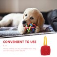 thumbnail image 4 of Funny Pet Dog Biting Pillow Toy Dog Chewing Toy Bite Resistant Plaything for Pet (Red), 4 of 9