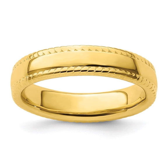 Sterling Silver Gold-Plated Ring