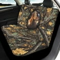 thumbnail image 3 of Renewold Horse Camo Hunting Forest Car Seat Cover Full Set for Women Men, Front & Rear Car Seats Protector Vehicle Split Bench Covers Washable Easy to Install, 3 of 7