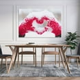 thumbnail image 5 of Love Heart Snow Hands Canvas Art Poster And Wall Art Picture Print Modern Family Bedroom Decor Posters,Unframe-style,08x12inch(20x30cm), 5 of 8