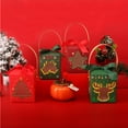 thumbnail image 5 of BinKFF Christmas Cookie Boxes with Window 3.3 x 3.9 x 3.3 inch Xmas Treat Boxes Candy Bakery Cupcakes Desert Container for Pastries Packaging Christmas Party Supplies Gift Giving, 5 of 8
