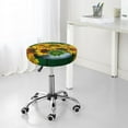 thumbnail image 7 of Daiia Sunflowers in Bucket Stool Covers Round,Round Bar Stool Covers Waterproof Bar Chair Covers Washable Stool Cushion Slipcover for 12-14 Inch Chair-13 inch, 7 of 7