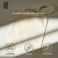 thumbnail image 3 of Top Cotton Pack of 12 – 100% Cotton Reusable Tote Bags – Bulk Grocery, Shopping, DIY, Beach & Gift Use (Natural), 3 of 7